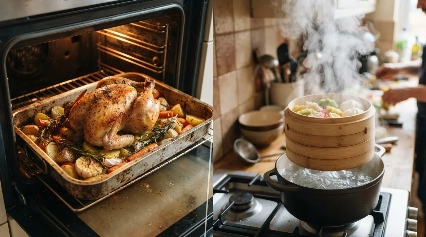 Dry Heat vs. Moist Heat Cooking Methods: A Practical Reference