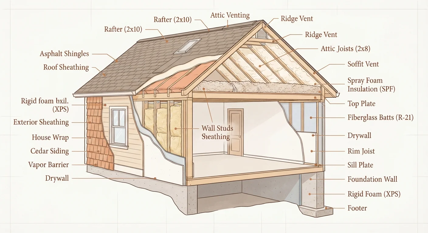 Insulation Types and Where Each One Actually Belongs in a House