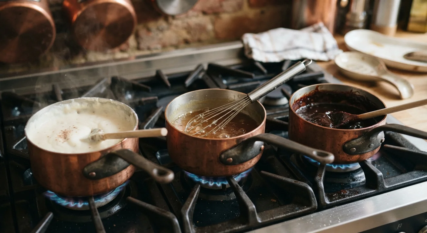 Thickening Sauces: Roux, Cornstarch, and Reduction Compared